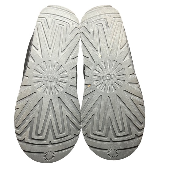 SOLD UGG Tasman Clog Black Suede Fuzzy Inside - Picture 13 of 13